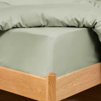 Простыня на резинке Soft Green