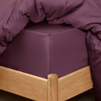 Простыня на резинке Tyrian purple