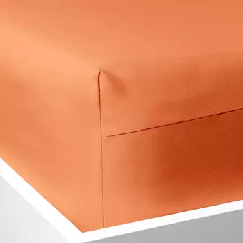 Простыня на резинке Vivid orange