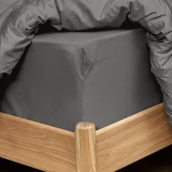 Простыня на резинке Volcanic gray