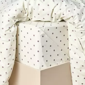 Простыня Pois beige