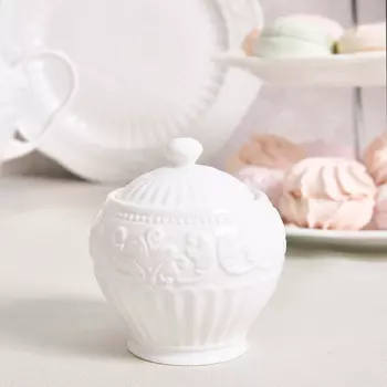 Сахарница Emboss White