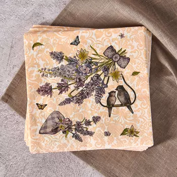 Салфетки бумажные Lavanda