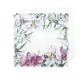 Салфетки бумажные Elegant orchid