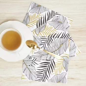 Салфетки Exotic leaves бумажные