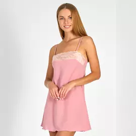 Сорочка Alisma, розовый шифон