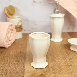 Стакан для зубных щеток Ostellato, белый