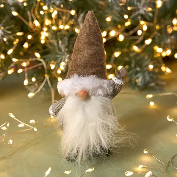 Статуэтка Christmas story, бежевая