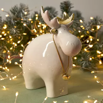 Статуэтка Moose in white
