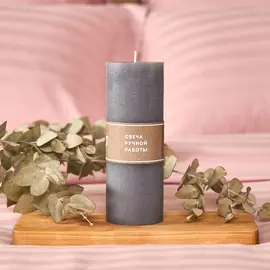 Свеча Fiamma классическая, серая