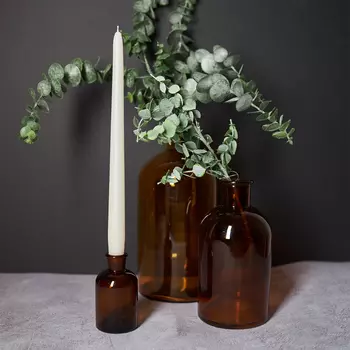 Свеча Ada, кремовая