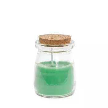 Свеча Lazio, зеленая