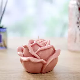 Свеча Salinas, розовая