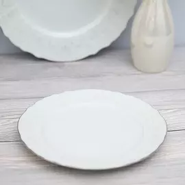 Тарелка Venice platinum