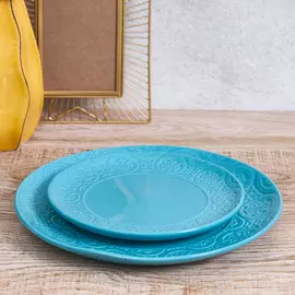 Тарелка Pastel, голубая