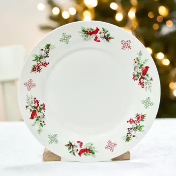 Тарелка Christmas birds