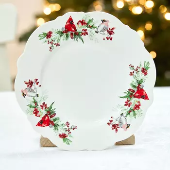 Тарелка Christmas birds