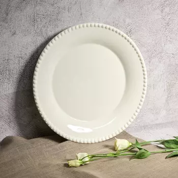 Тарелка Grace, белая