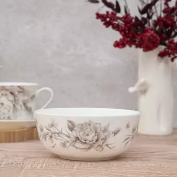 Тарелка суповая White flower