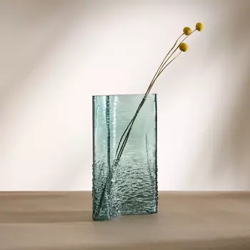 Ваза Mystery wave, голубая