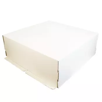 Коробка для торта 42*42*15 см, без окна, самолет