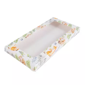 Коробка под шоколадку "Мамина любовь" с окном 18*9*1,4 см