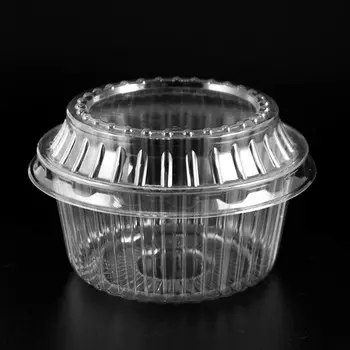 Креманка пластиковая 230 мл с крышкой 95*60