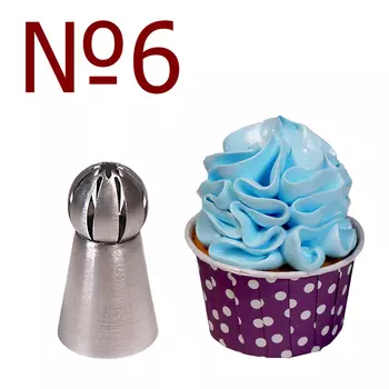 Насадка кондитерская Восточная роза №6