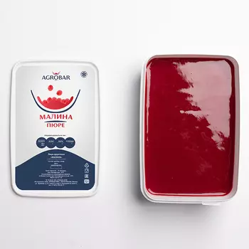 Пюре Малина Agrobar (Агробар) замороженное, 250 гр