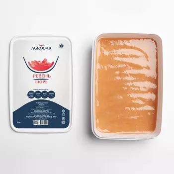 Пюре Ревень (Агробар) замороженное, 1 кг