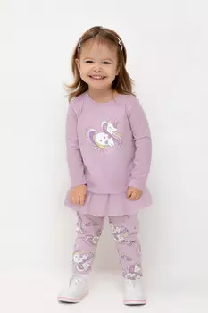 Блузка для девочек CROCKID, КР 302685, цвет - фиолетовый