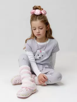 Блузка для девочек CROCKID, КР 302881, цвет - фиолетовый