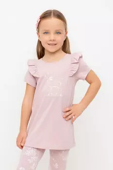 Блузка для девочек CROCKID, КР 5904, цвет - розовый