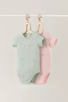 Боди для новорожденных CROCKID, К 6239-2уп, цвет - зеленый