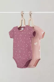 Боди для новорожденных CROCKID, К 6239-2уп, цвет - розовый