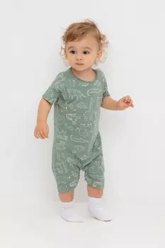 Боди для новорожденных CROCKID, К 6294, цвет - хаки