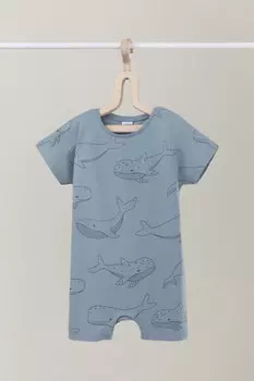 Боди для новорожденных CROCKID, К 6294, цвет - синий