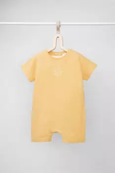 Боди для новорожденных CROCKID, К 6301, цвет - желтый