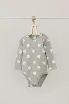 Боди для новорожденных CROCKID, К 6342, цвет - хаки