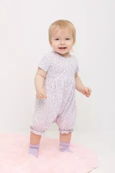 Боди для новорожденных CROCKID, К 6495, цвет - фиолетовый