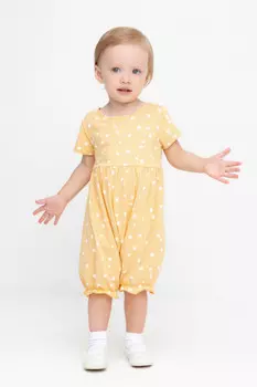 Боди для новорожденных CROCKID, К 6495, цвет - желтый