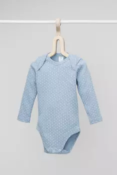 Боди для новорожденных CROCKID, К 6506, цвет - синий