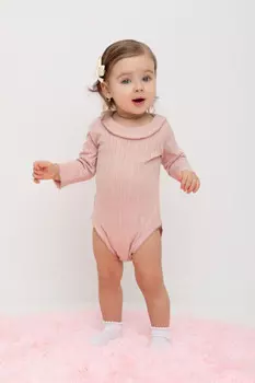 Боди для новорожденных CROCKID, К 6509, цвет - розовый