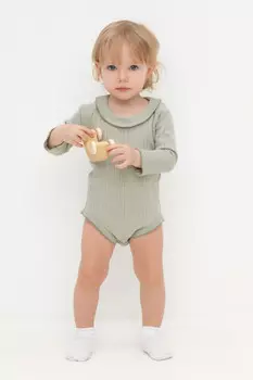 Боди для новорожденных CROCKID, К 6509, цвет - хаки