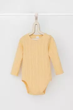 Боди для новорожденных CROCKID, К 6511, цвет - желтый