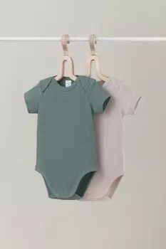 Боди для новорожденных CROCKID, К 6525-2уп, цвет - бежевый