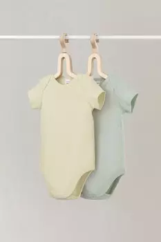 Боди для новорожденных CROCKID, К 6525-2уп, цвет - зеленый