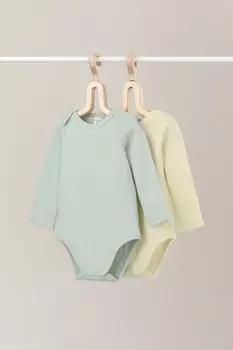 Боди для новорожденных CROCKID, К 6526-2уп, цвет - зеленый