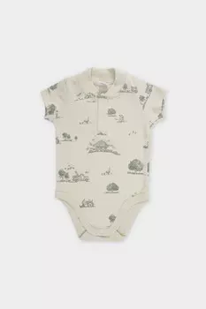 Боди для новорожденных CROCKID, К 6528, цвет - зеленый