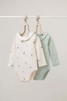 Боди для новорожденных CROCKID, К 6539-2уп, цвет - бежевый